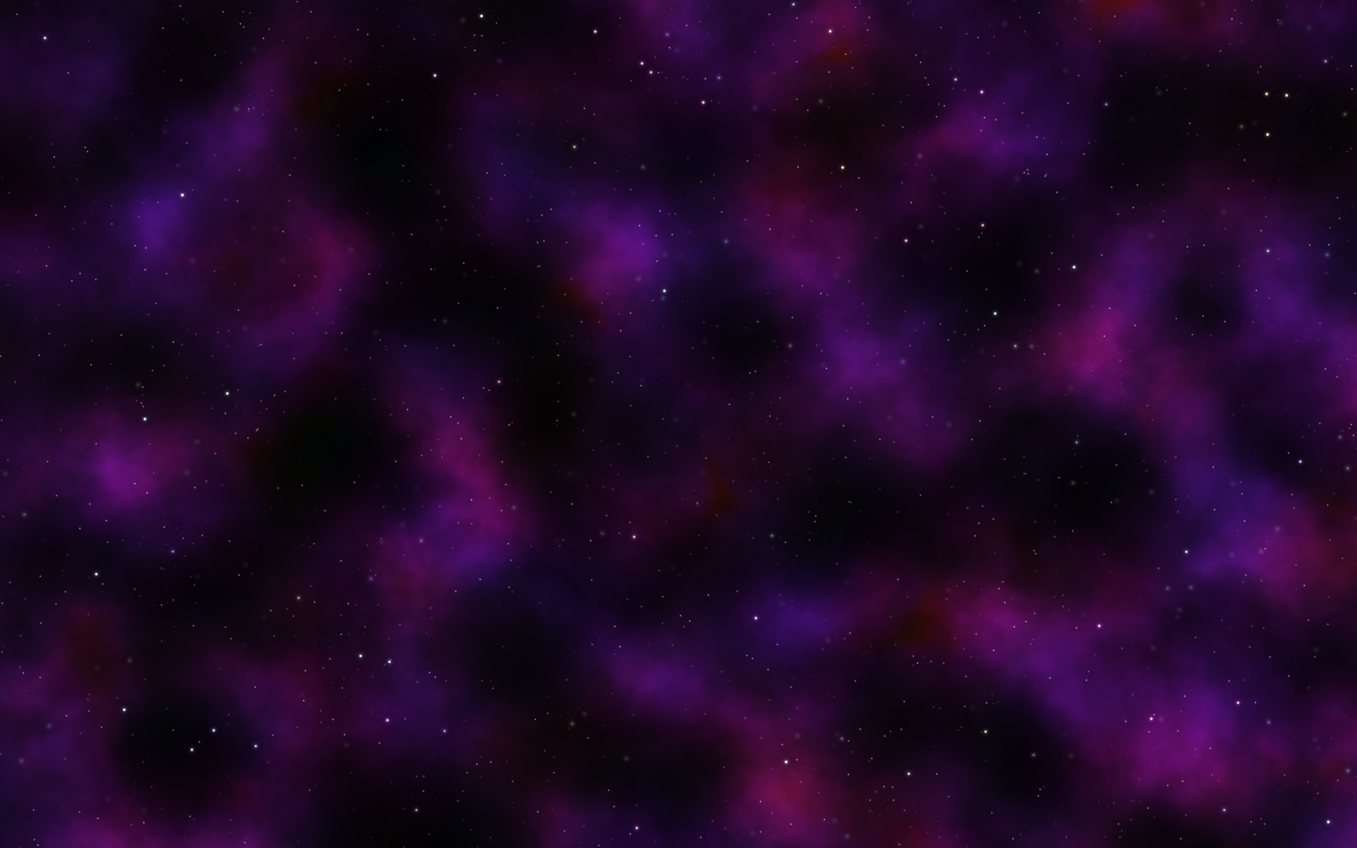 a purple haze in the night sky